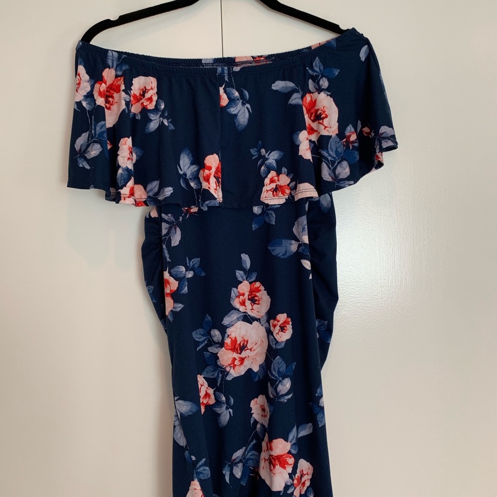 Two maternity dresses.